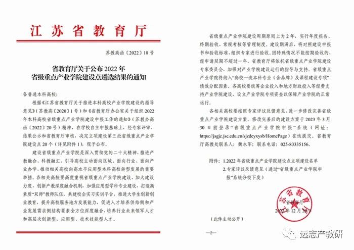 常熟理工学院智能尊龙凯时产业学院获批2022年江苏省重点产业学院建设点